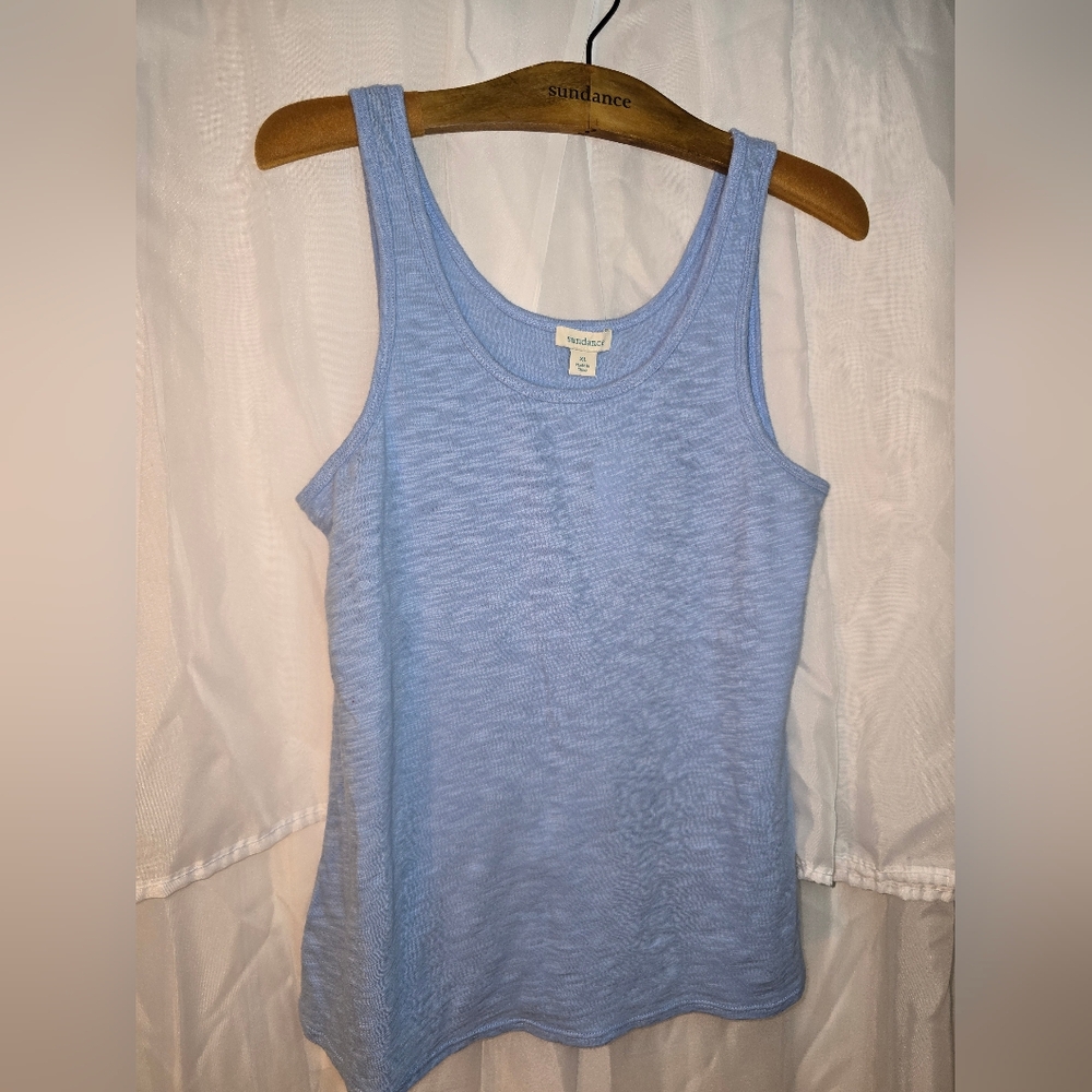 Sundance Sky Blue Women's Tank Top Praire Cottage Core Scandigirl